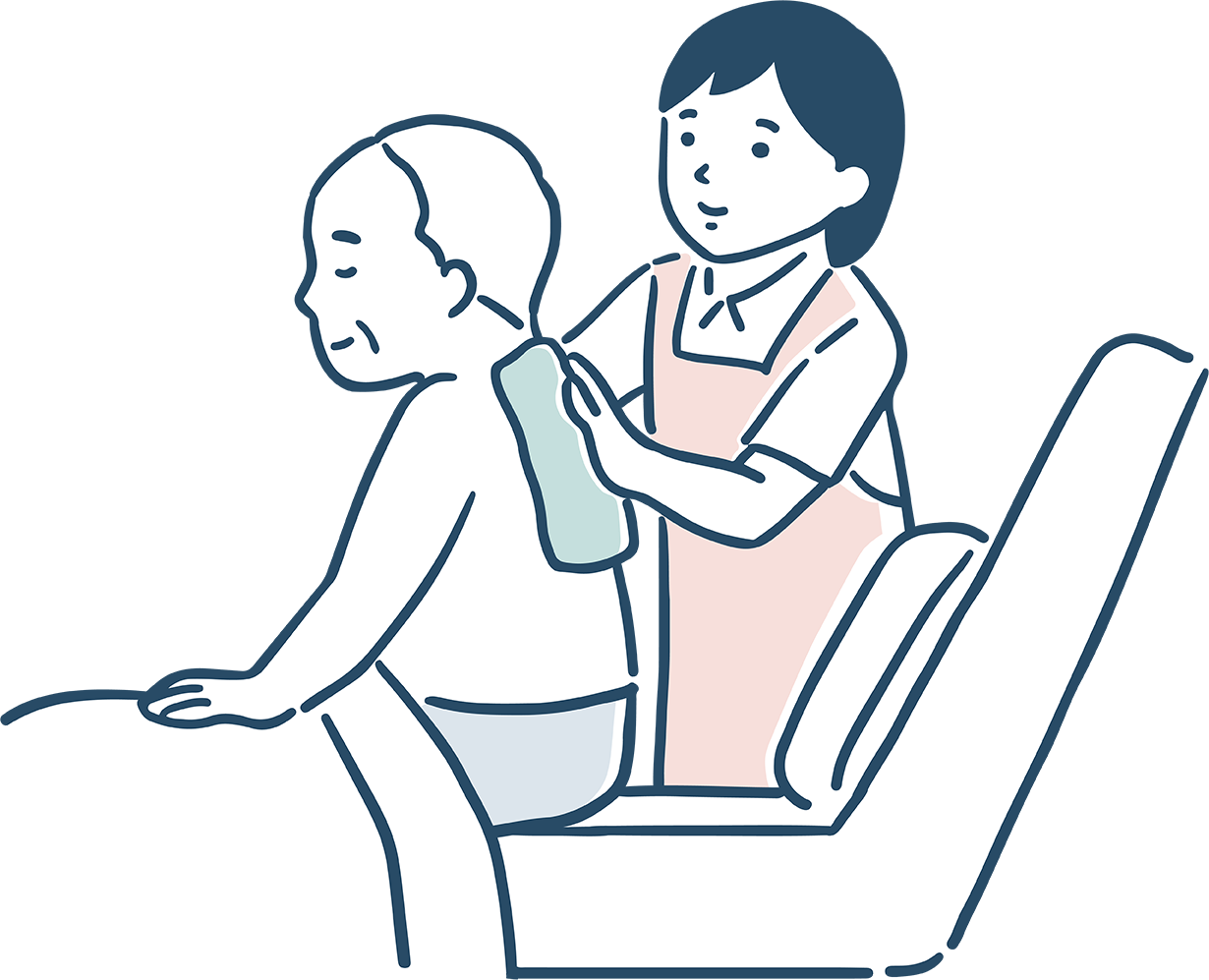 日常生活の看護イラスト